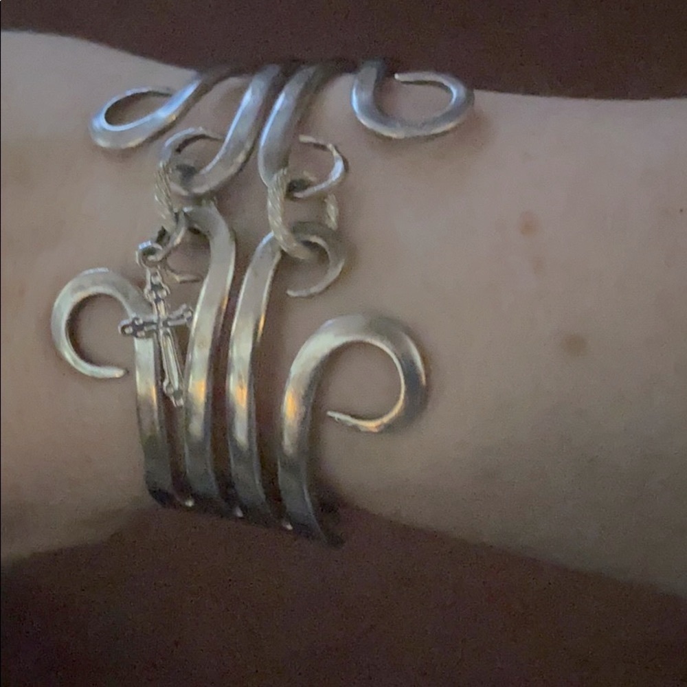 Sterling Silver handmade bracelet 7”